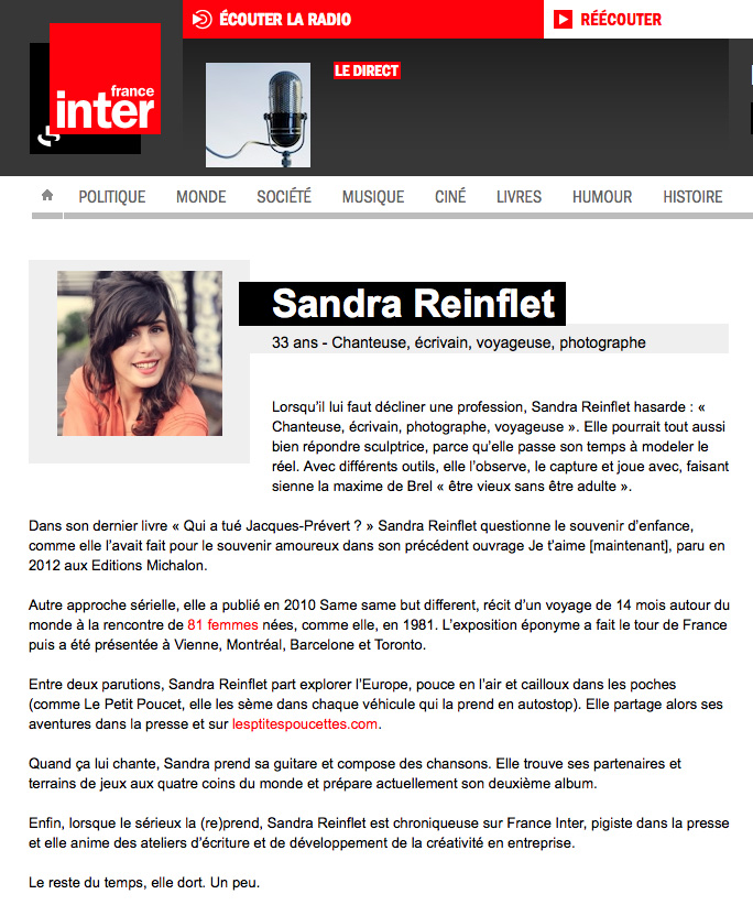 Capture d’écran inter